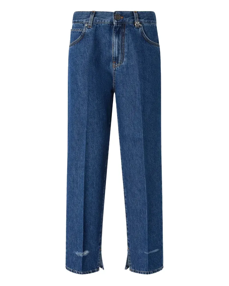 Pinko Jeans mit Saumschlitz - Blau Blau