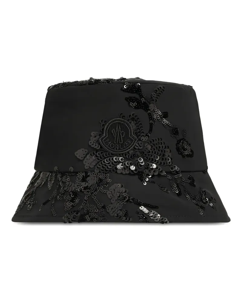 Moncler Fischerhut mit Pailletten - Schwarz Schwarz