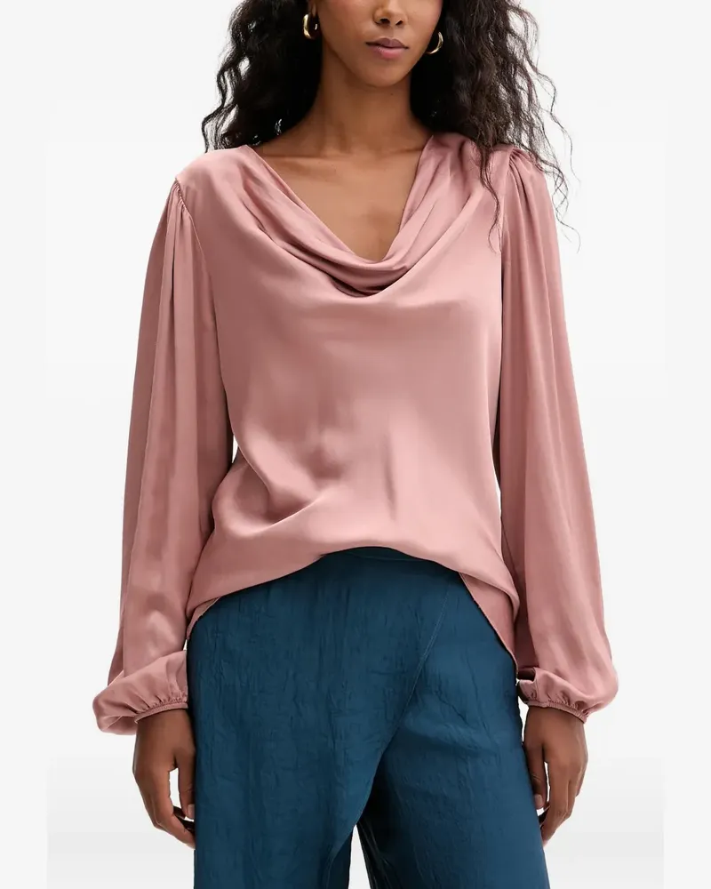 Fracomina cowl neck blouse - Rosa Rosa