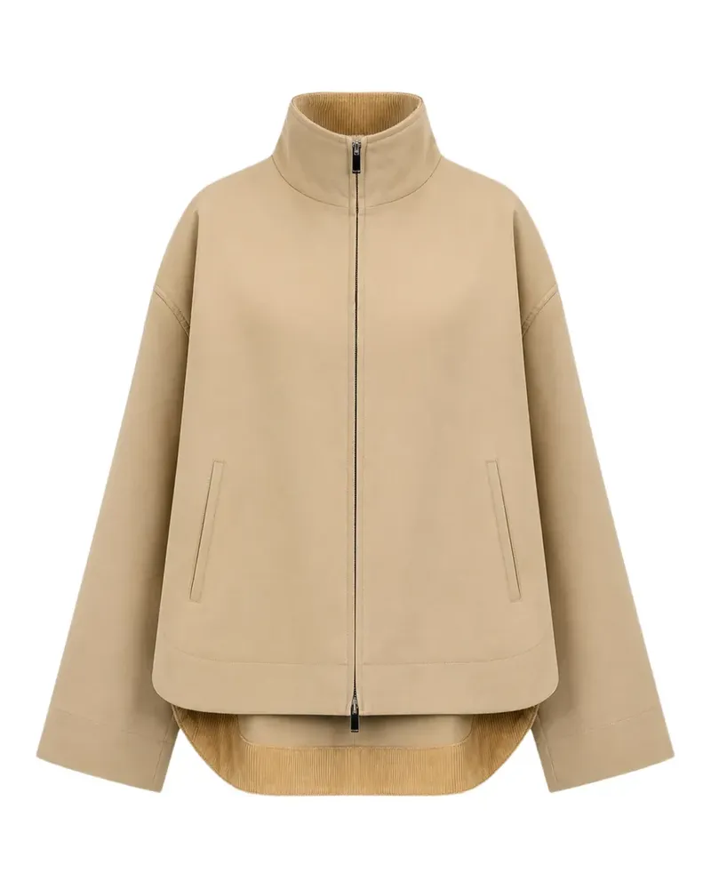 Totême waxed-cotton Country jacket - Nude Nude