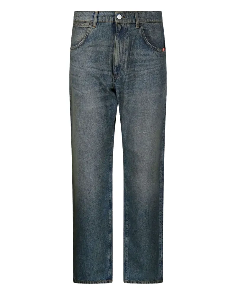 Amish Ausgeblichene Jeans - Blau Blau
