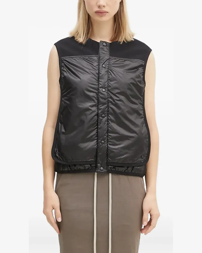 Y-3 Top mit Einsätzen - Schwarz Schwarz
