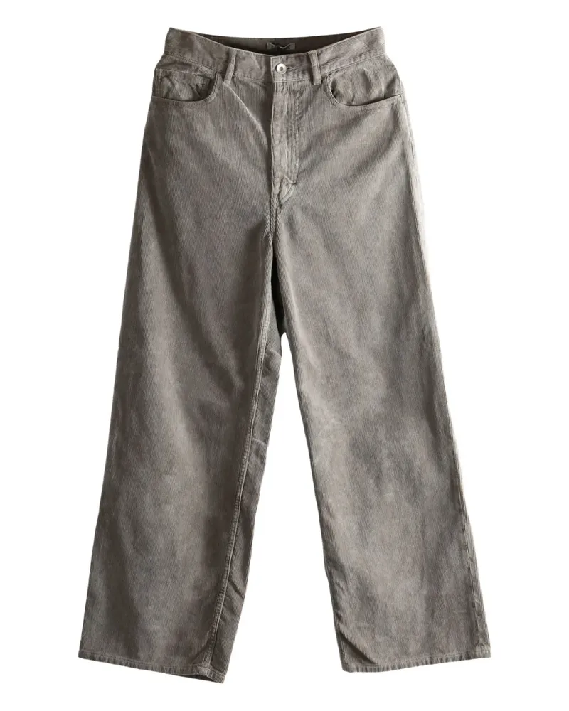 AURALEE corduroy trousers - Braun Braun