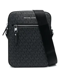 Michael Kors Varick Kuriertasche mit Logo Schwarz