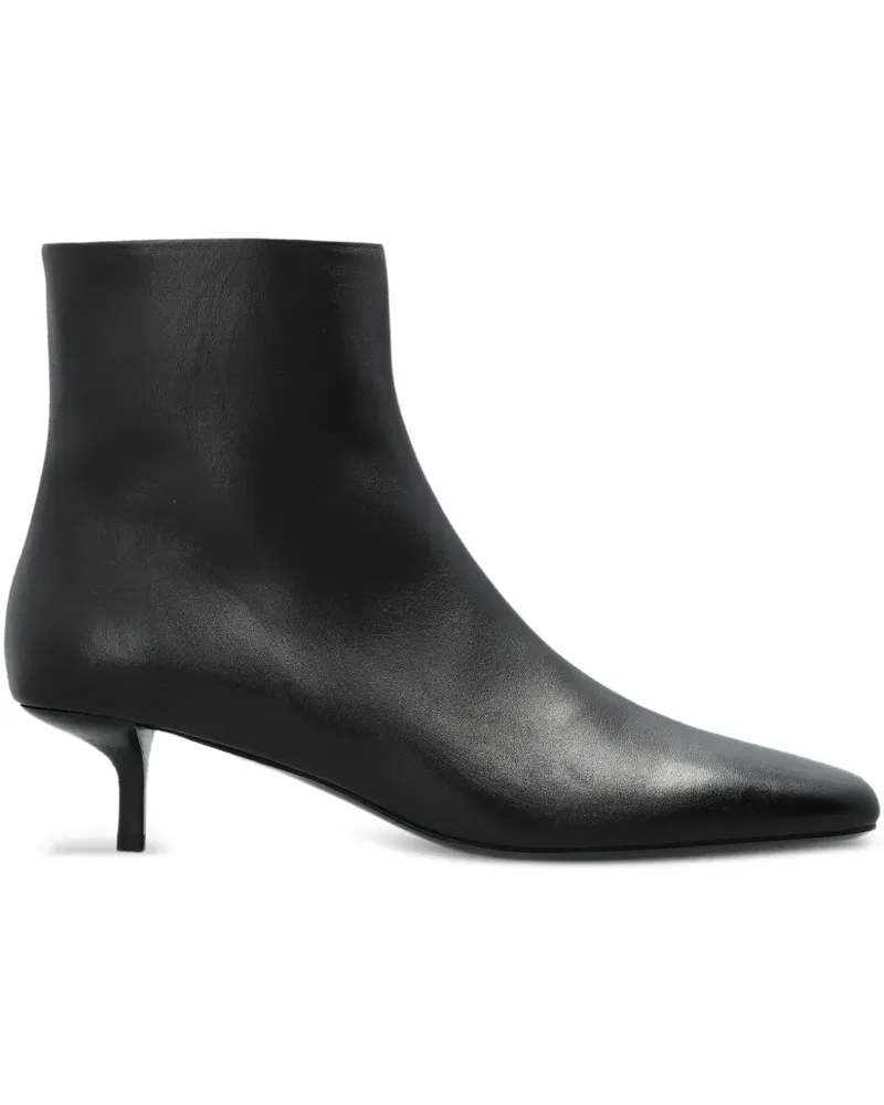 Marsèll Spazzola Stiefel mit eckiger Kappe 50mm - Schwarz Schwarz