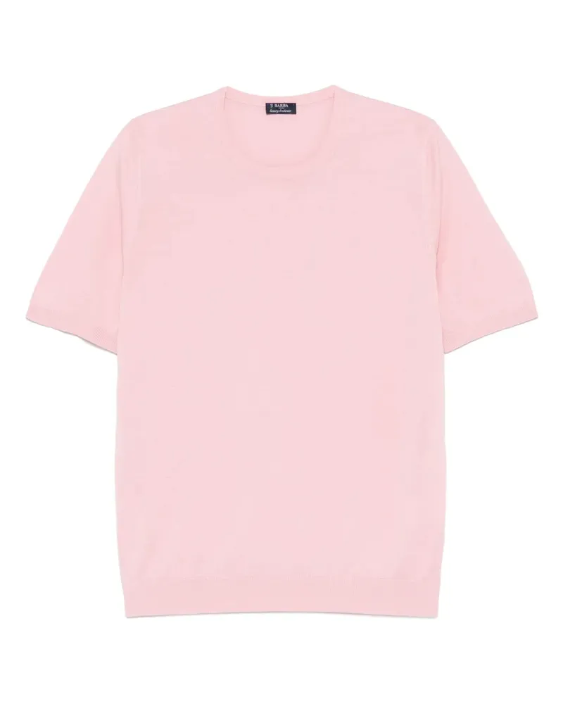 BARBA T-Shirt aus Seide - Rosa Rosa
