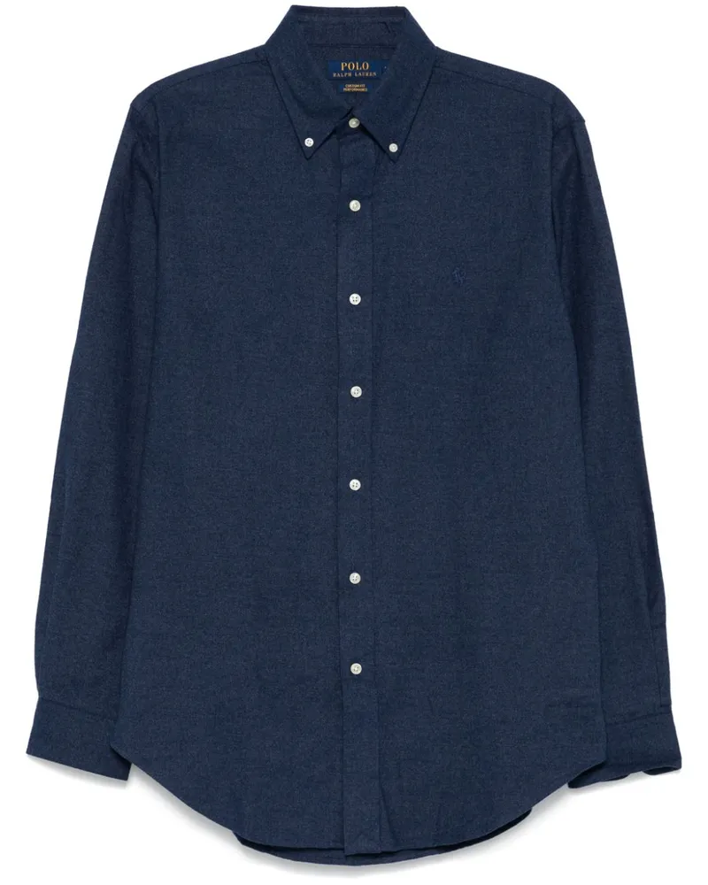 Ralph Lauren Klassisches Flanellhemd - Blau Blau