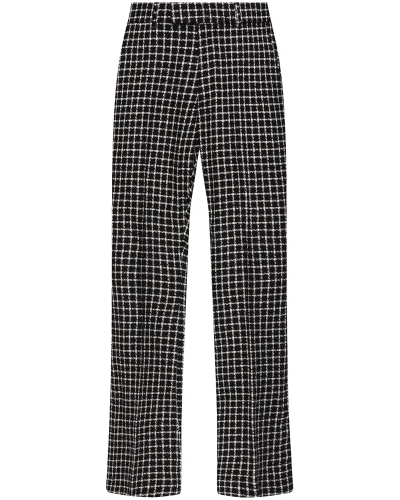 Amiri Ausgestellte Bouclé-Hose - Schwarz Schwarz