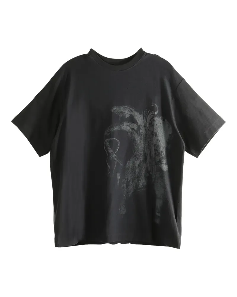 Ziggy Chen Digital Print T-Shirt - Schwarz Schwarz