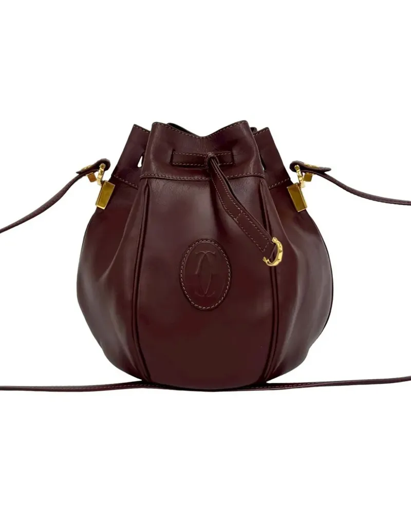 Cartier 2010-2026 Must de  Leather bucket bag - Rot Rot