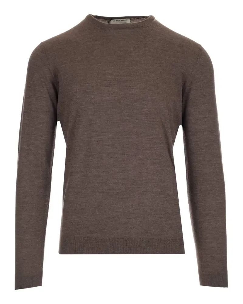 Al Duca D’Aosta 1902 Pullover mit Rundhalsausschnitt - Braun Braun
