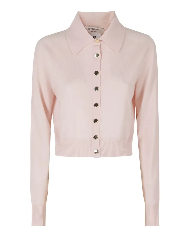 SPORTMAX Lirica button-fastenig cardigan - Rosa Rosa
