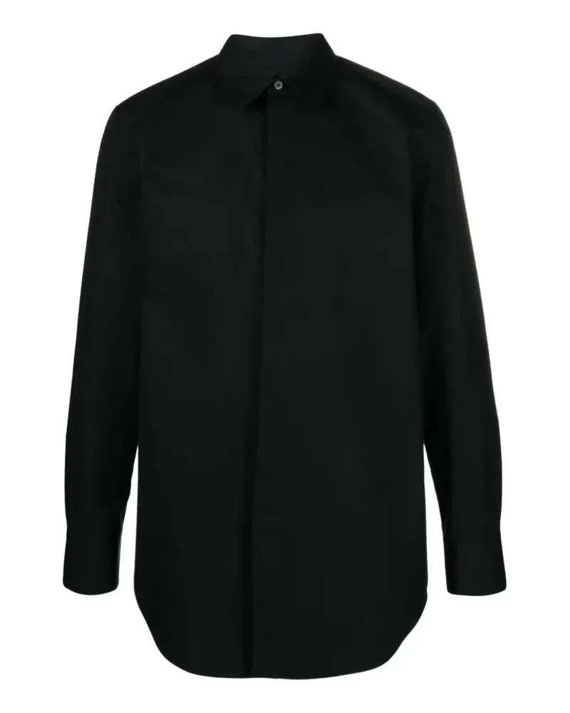 Jil Sander buttoned shirt - Schwarz Schwarz