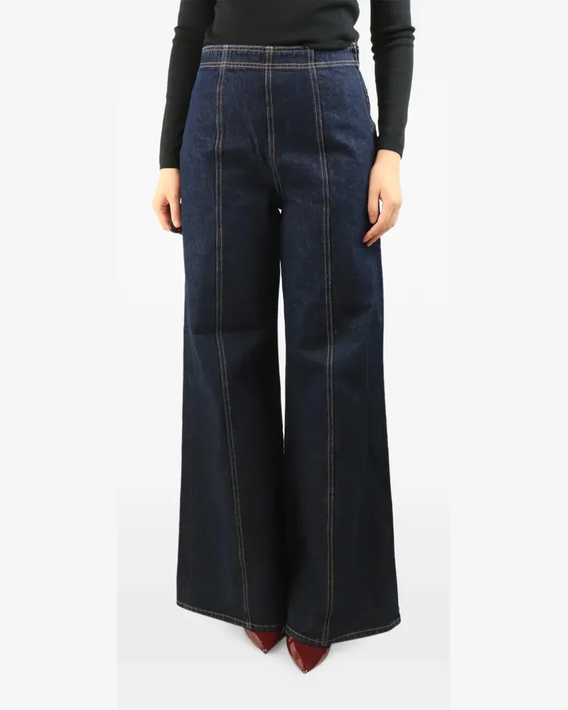 Ulla Johnson Noella Wide-Leg-Jeans - Blau Blau