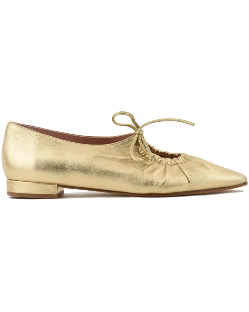 Paul Warmer Elba Ballerinas mit Metallic-Effekt - Gold Gold