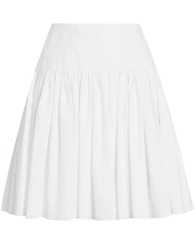 Dolce & Gabbana Ausgestellter Minirock - Weiß Weiß