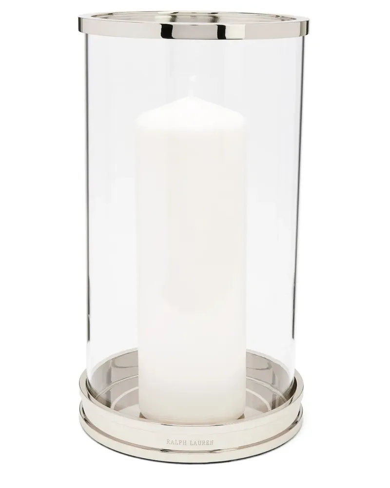 Ralph Lauren Home Mini Modern Hurricane Kerzenhalter - Silber Silber