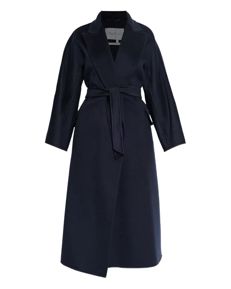 Max Mara belted coat - Blau Blau
