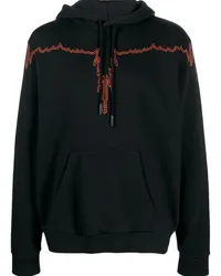 Marcelo Burlon | County of Milan Hoodie mit grafischem Print Schwarz