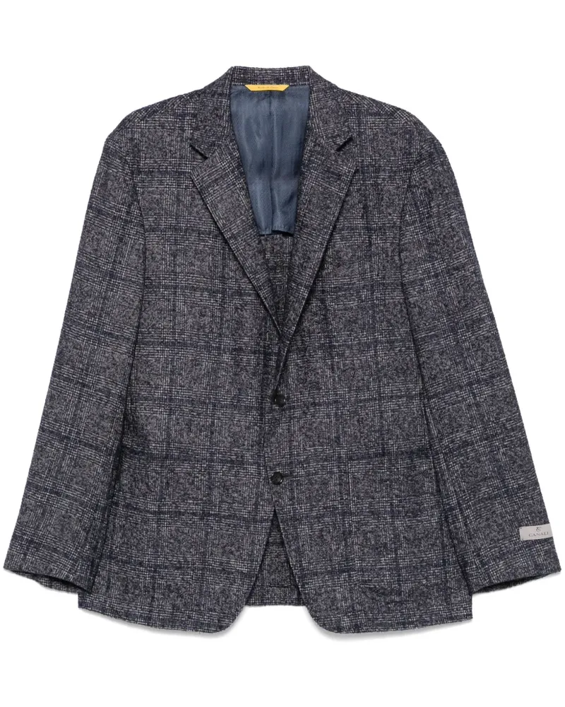 Canali Kariertes Sakko - Blau Blau
