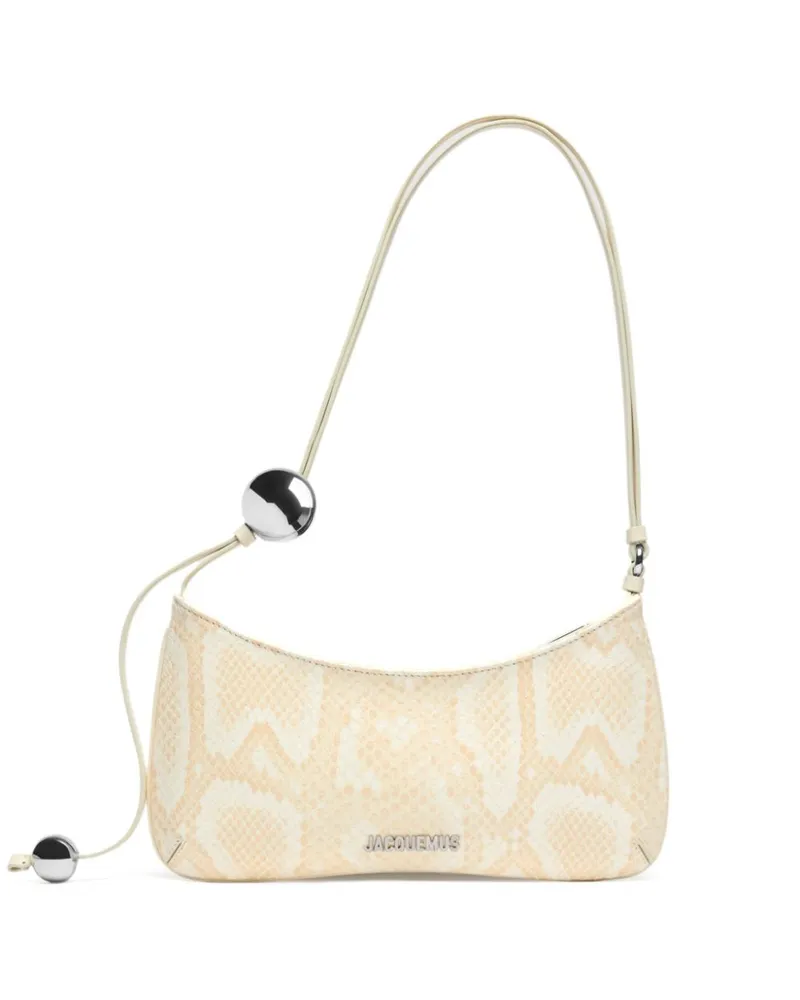 Jacquemus Le Bisou Perle Schultertasche - Nude Nude