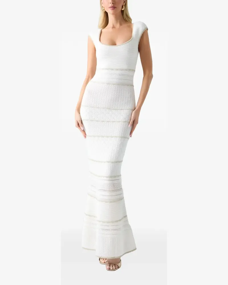 Guess Marciano sweater maxi dress - Weiß Weiß