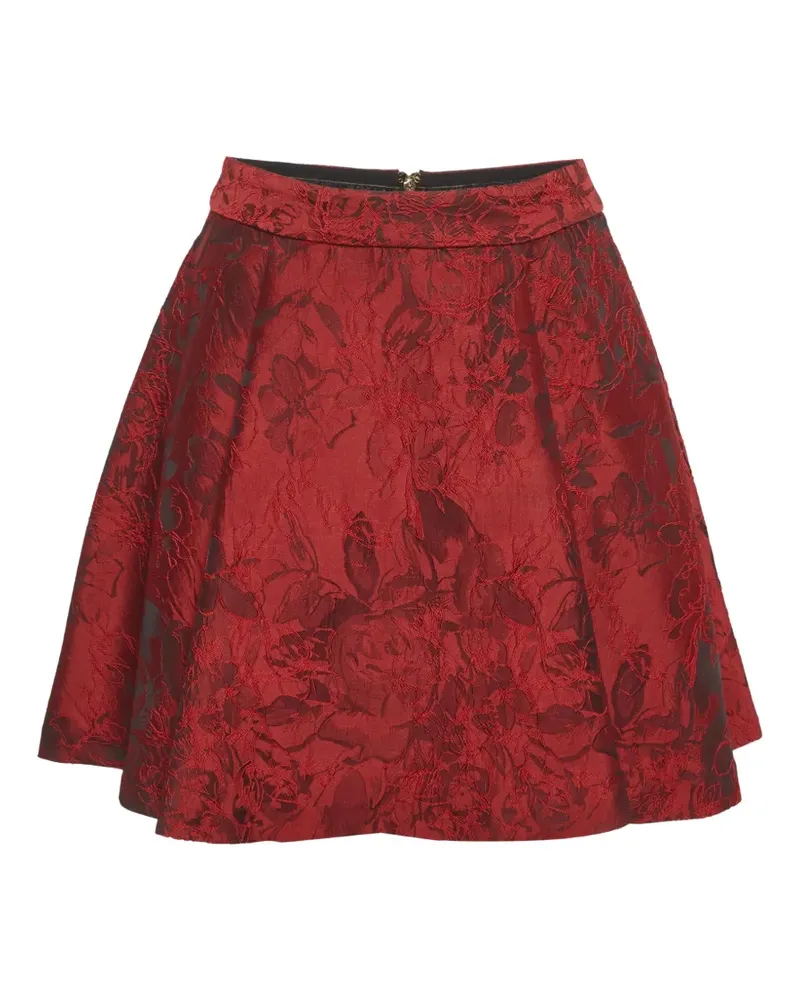 Alice + Olivia Rock mit Blumenmuster - Rot Rot