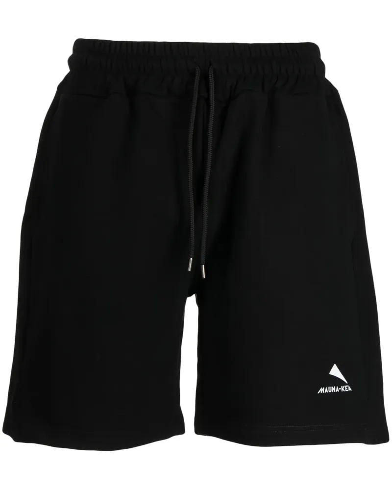 MAUNA KEA Shorts mit Logo-Print - Schwarz Schwarz