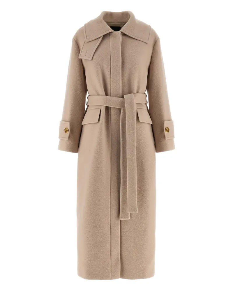 Pinko Paquita belted coat - Nude Nude
