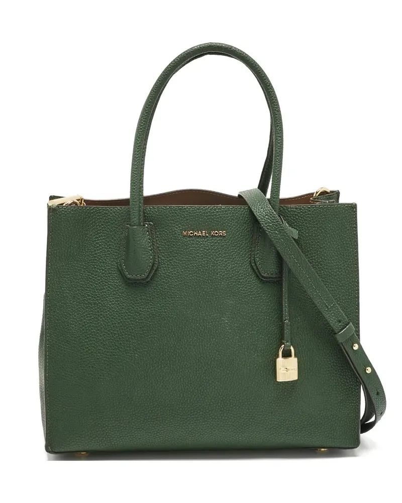 Michael Kors Mercer leather tote - Grün Grün