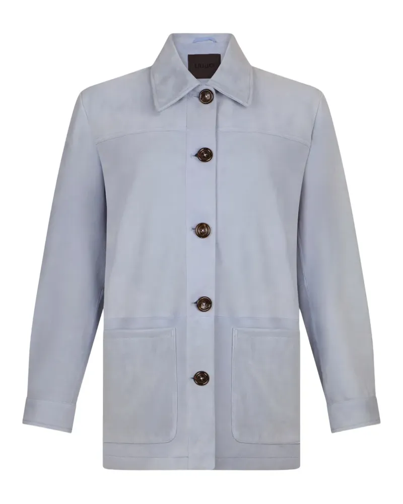 Liu Jo button suede jacket - Blau Blau