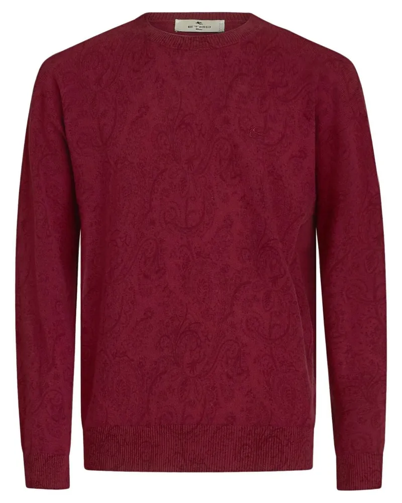 Etro Pullover mit Logo-Stickerei - Rot Rot