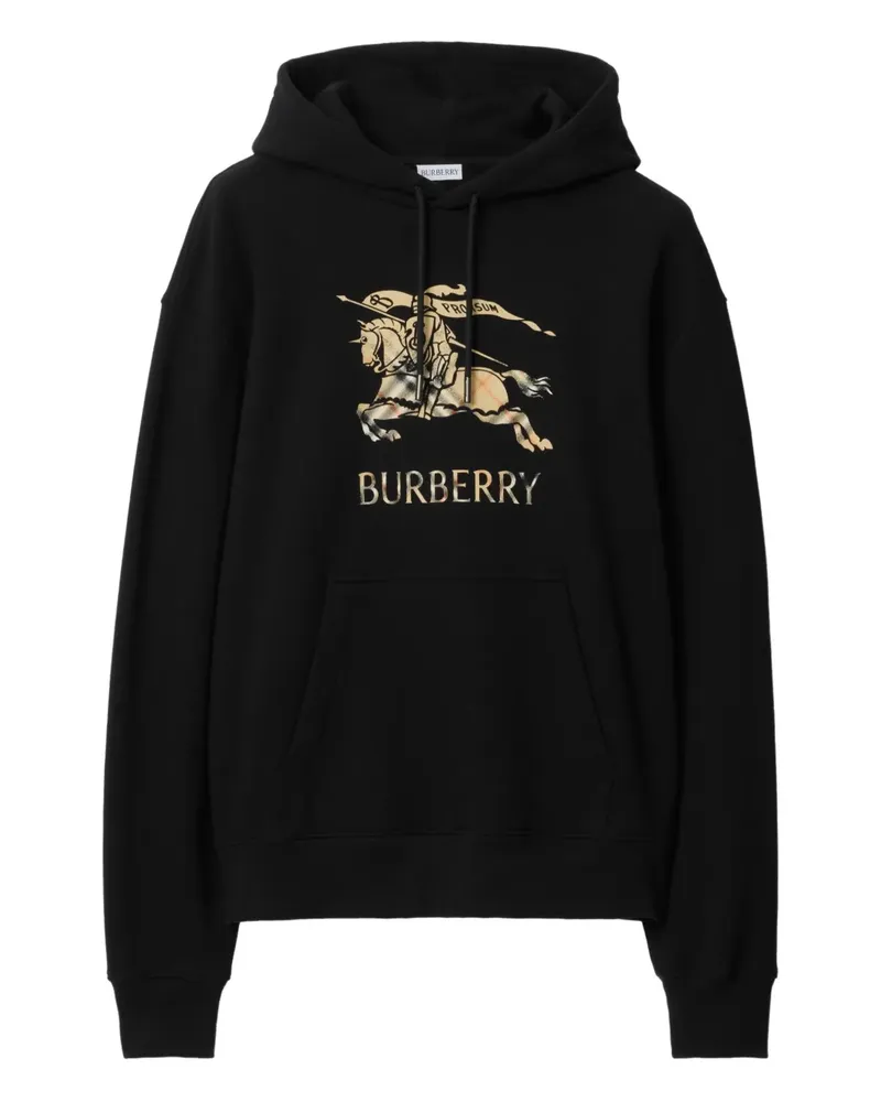 Burberry Hoodie mit Logo-Print - Schwarz Schwarz