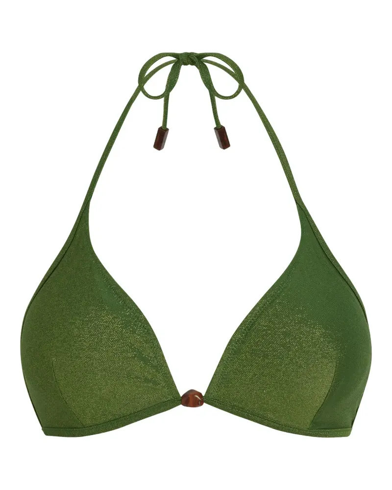 Vilebrequin iridescent triangle bikini top - Grün Grün