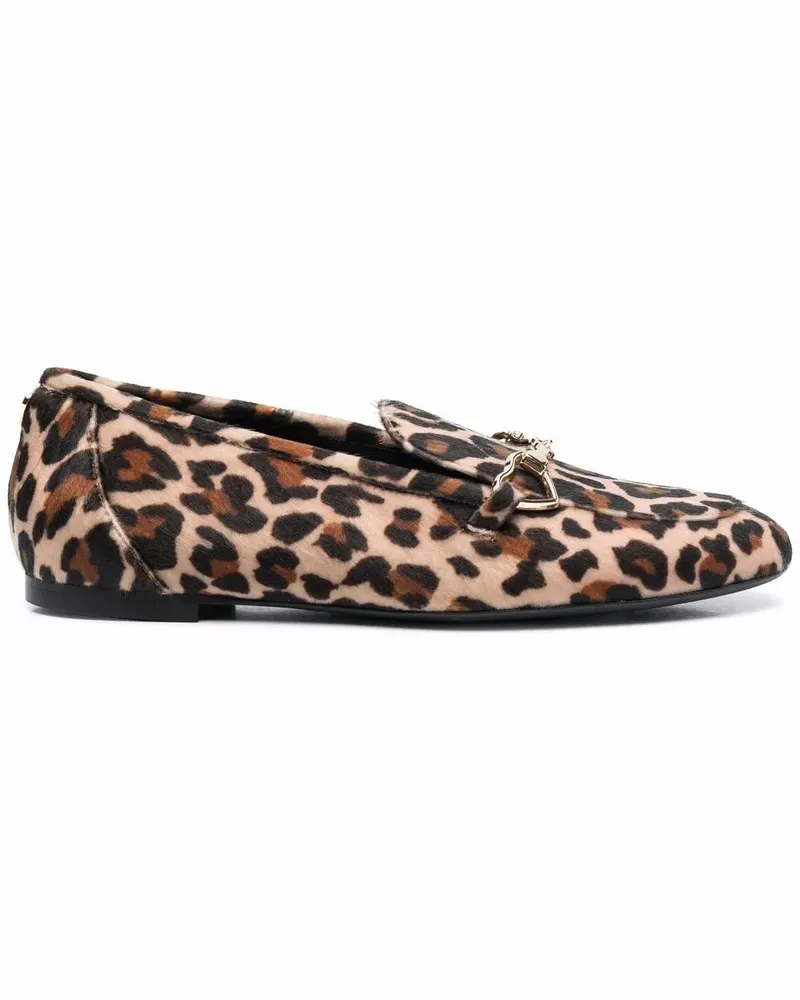 Moschino Loafer mit Leoparden-Print - Nude Nude