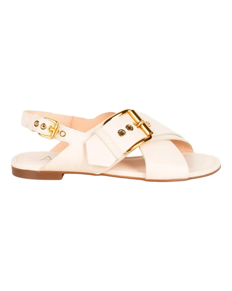 Attilio Giusti Leombruni Summer Criss Cross buckle-detail sandals - Nude Nude