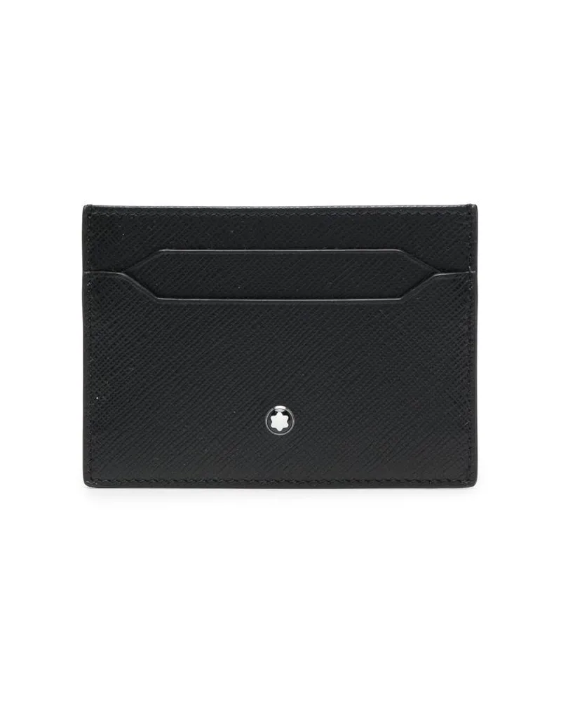 Montblanc Kartenetui mit Logo-Niete - Schwarz Schwarz