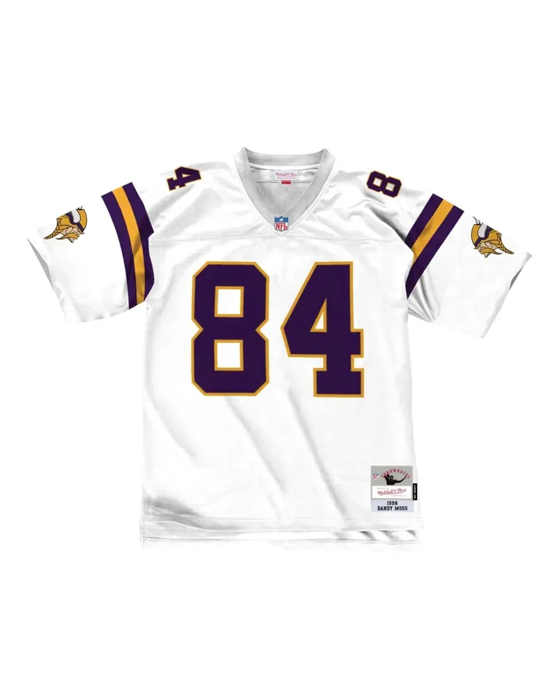 Mitchell & Ness 1998/99 Randy Moss Minnesota Vikings "White" Trikot - Weiß Weiß