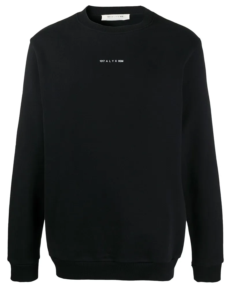 1017 ALYX 9SM Sweatshirt mit grafischem Print Schwarz