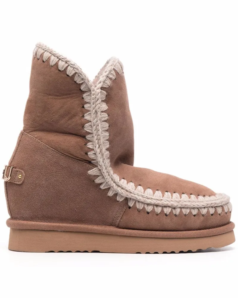 Mou Stiefel mit Shearling-Futter - Rosa Rosa