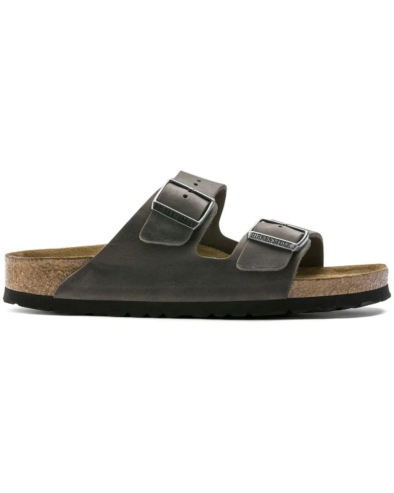 Birkenstock Arizona Pantoletten mit weichem Fußbett - Grau Grau