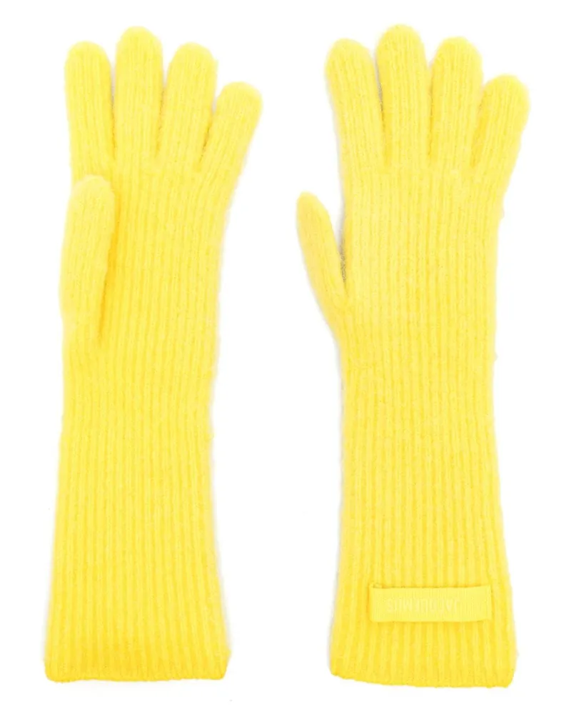 Jacquemus Les Gants Gros Handschuhe - Gelb Gelb