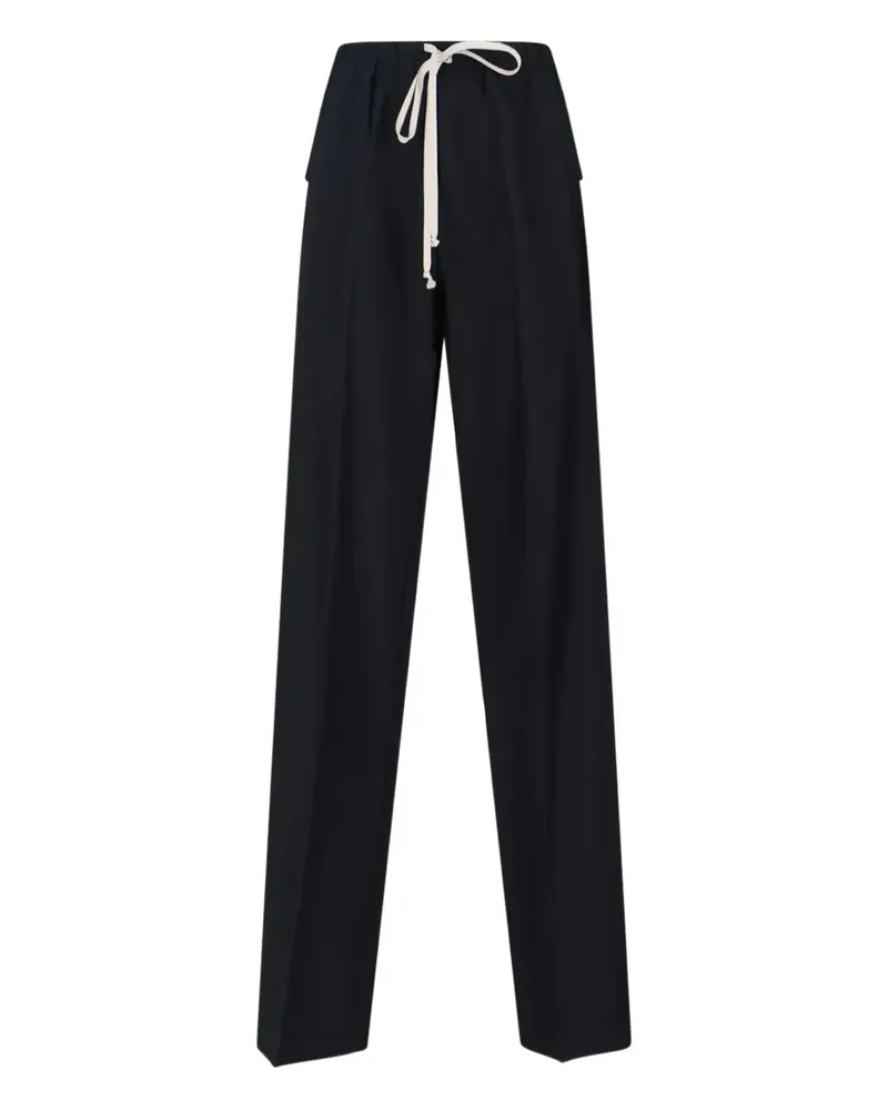 Rick Owens Hose mit Kordelzug - Schwarz Schwarz