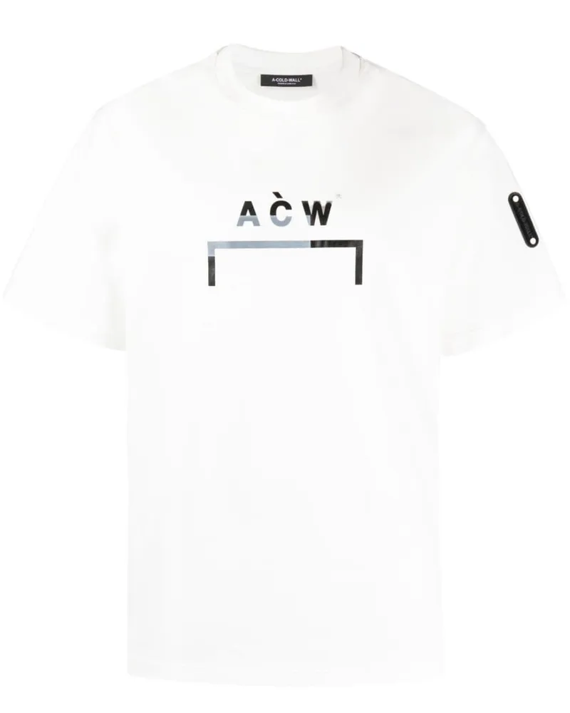 ACW* T-Shirt mit Logo-Print Weiß