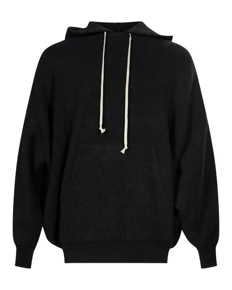 Rick Owens Hoodie mit Kordelzug - Schwarz Schwarz