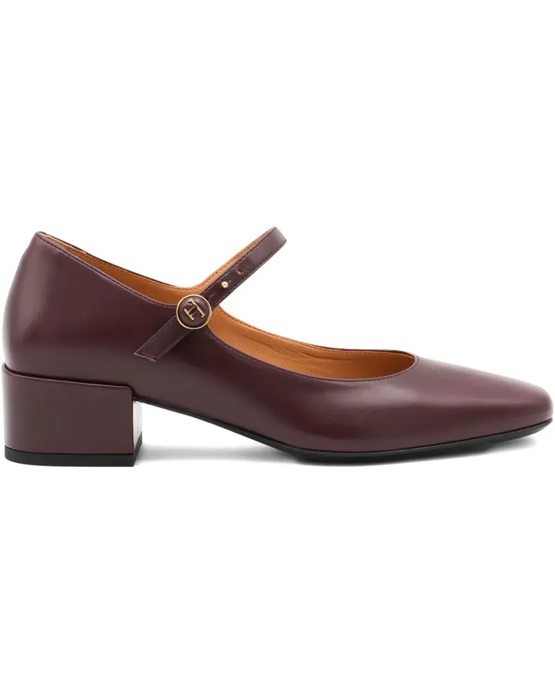TOD'S Mary Janes mit Blockabsatz 35mm - Rot Rot