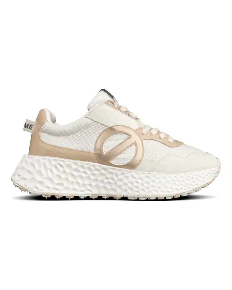 No Name logo panelled sneakers - Nude Nude