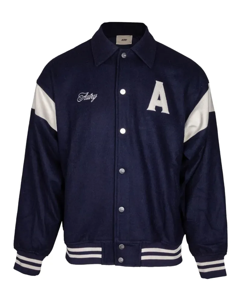 AUTRY Jacke mit Kontrasteinsätzen - Blau Blau