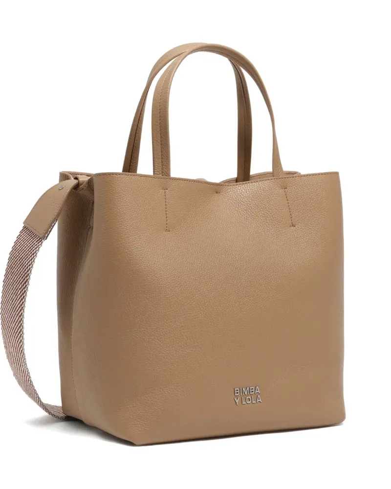 BIMBA Y LOLA Strukturierte Handtasche - Braun Braun