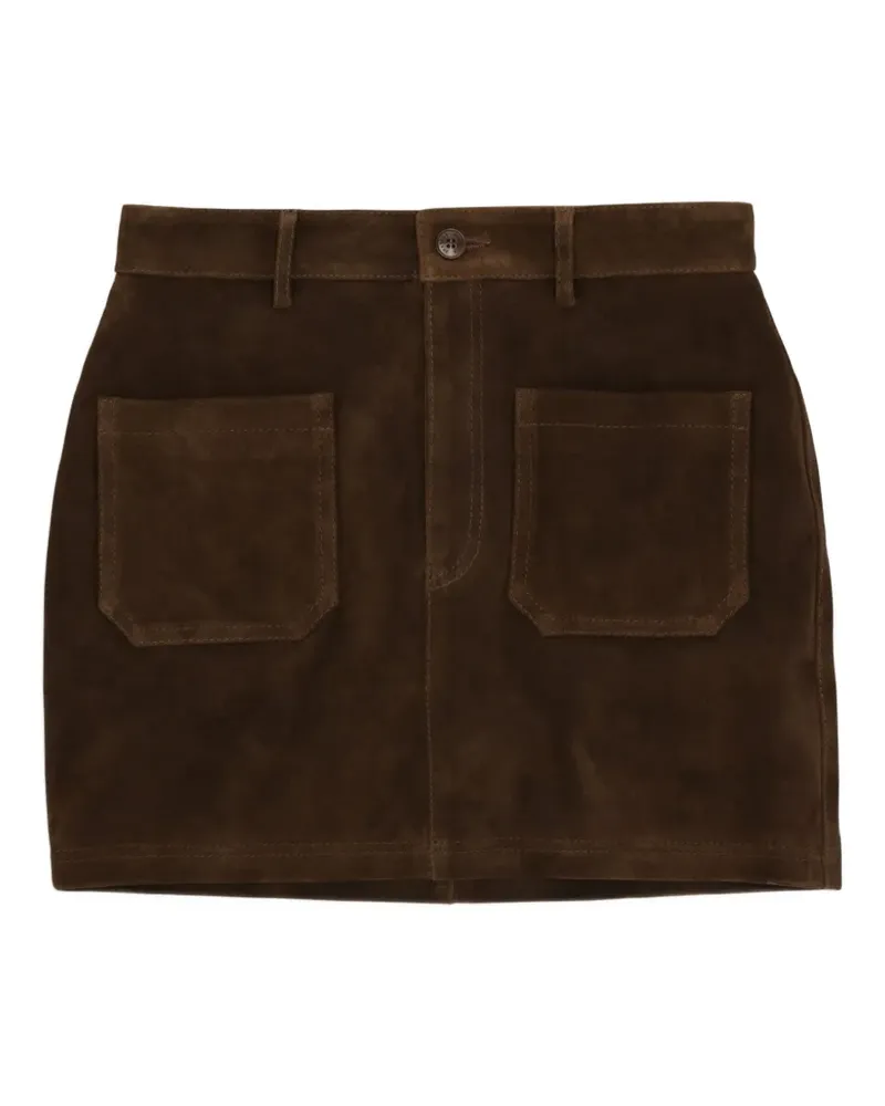 Fortela Jenny suede mini skirt - Braun Braun